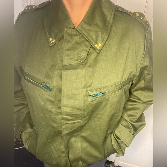 Green Military bomber jacket NWOT - Picture 4 of 13